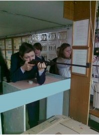 Лазерный тир в Новосибирской гимназии