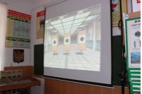 Лазерный тир «Рубин» в сельской школе (Видео)