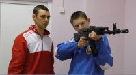 Лазерный тир Рубин в школе г. Мозырь (Видео)