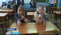 Электронный тир Рубин в новосибирской школе № 72 (Видео)