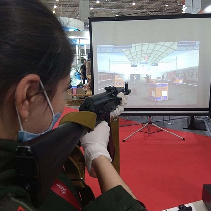 Лазерный тир Рубин на выставке «Армия-2020» 
