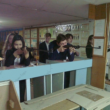 Лазерный тир в Новосибирской гимназии