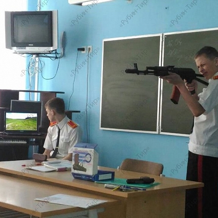 Лазерный тир Рубин в Вологодской кадетской школе