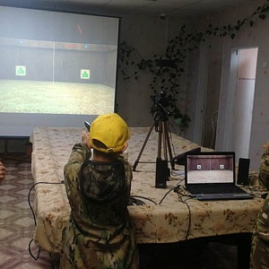 Лазерный тир Рубин в военно-спортивной игре «Юный Динамовец»